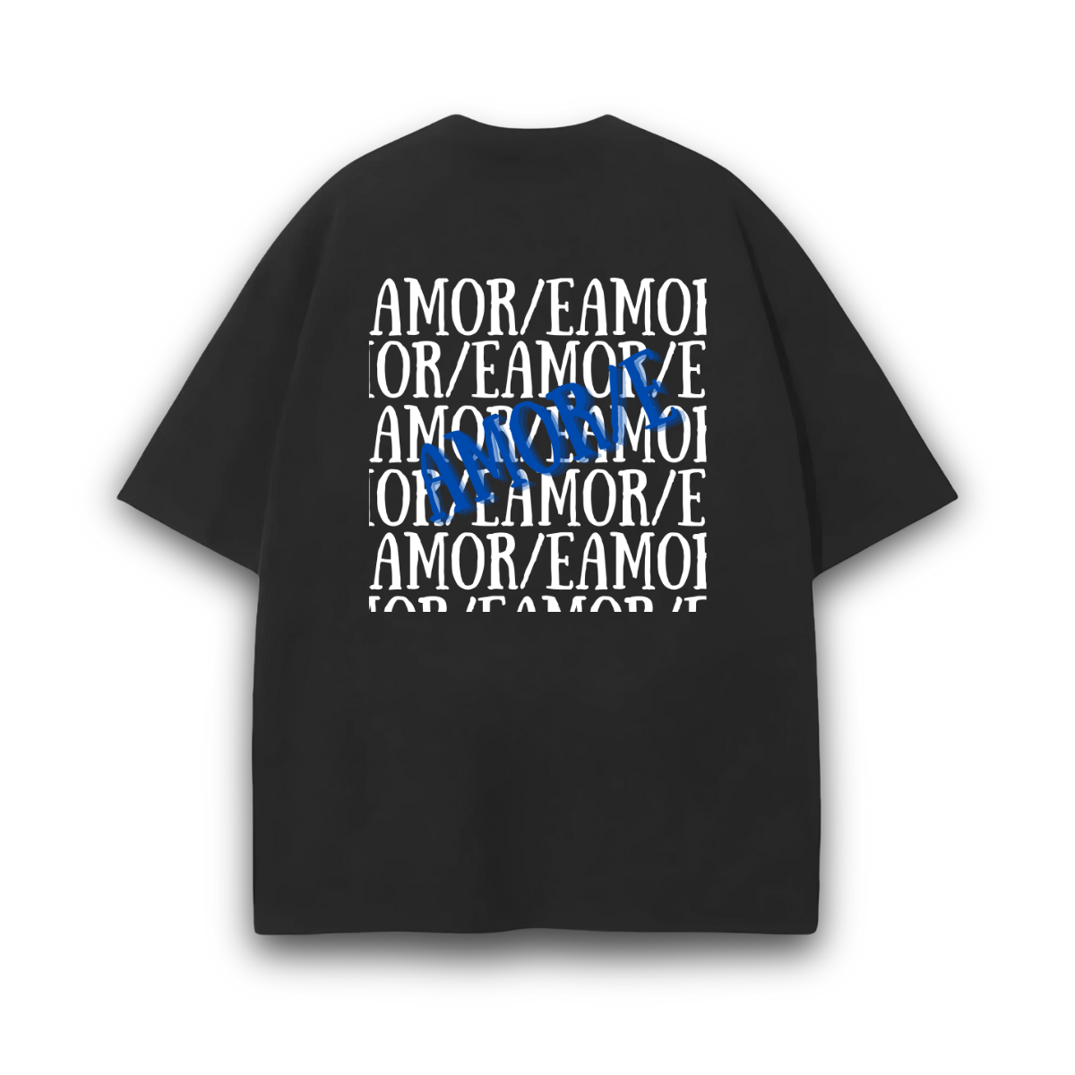 BLUE AMOR/E PREMIUM T-SHIRT