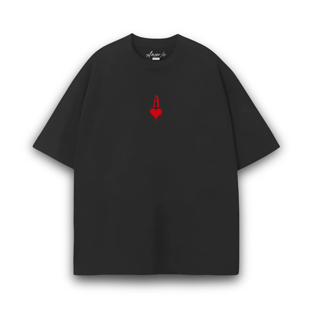 HEART CARD PREMIUM T-SHIRT - Amor/e Clothing