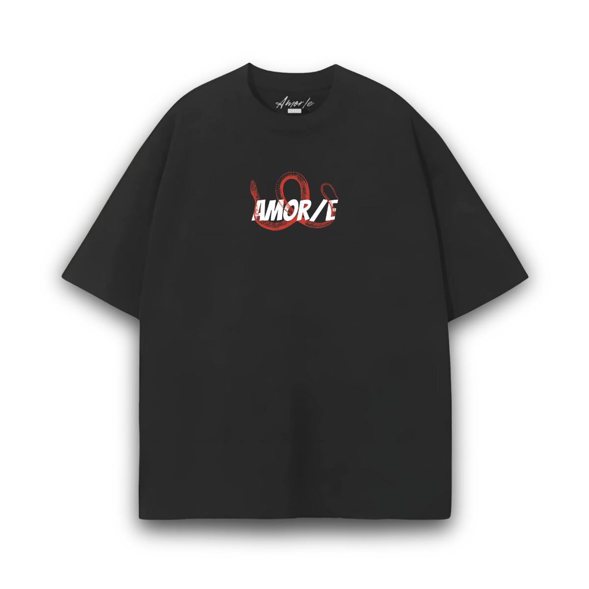 SNAKE RECEIPT PREMIUM T-SHIRT - Amor/e Clothing