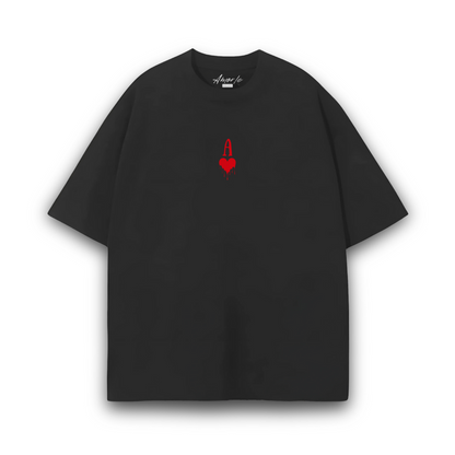 HEART CARD PREMIUM T-SHIRT - Amor/e Clothing