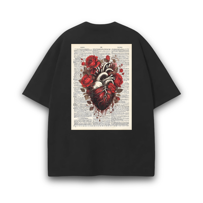 HEART NEWSPAPER PREMIUM T-SHIRT