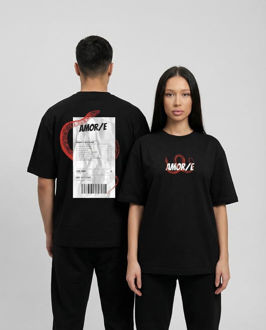 SNAKE RECEIPT PREMIUM T-SHIRT