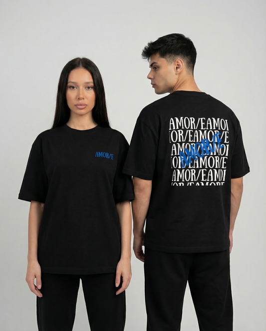 BLUE AMOR/E PREMIUM T-SHIRT