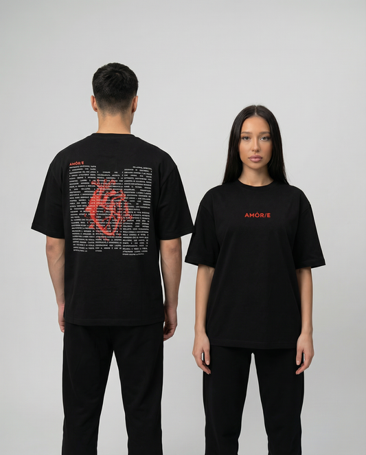 AMOR/E HEART PREMIUM T-SHIRT