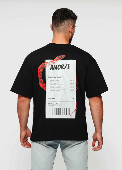 SNAKE RECEIPT PREMIUM T-SHIRT