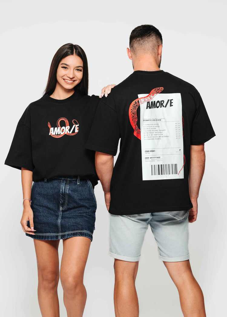 SNAKE RECEIPT PREMIUM T-SHIRT