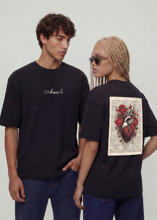 HEART NEWSPAPER PREMIUM T-SHIRT