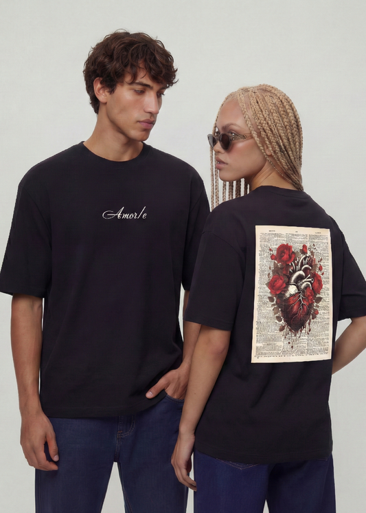 HEART NEWSPAPER PREMIUM T-SHIRT